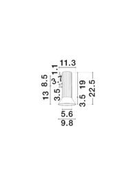 Аплик Nova-Luce GU10 10W за стена, димируем - 7