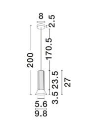 Пендел Nova-Luce GU10 10W - 7