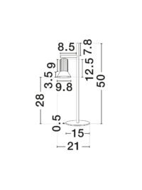 Настолна лампа Nova-Luce GU10 10W - 7