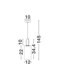 Пендел Nova-Luce E27 12W - 6