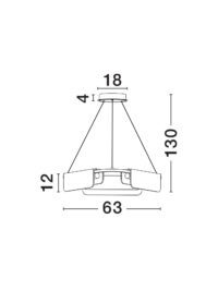 Полилей Nova-Luce LED 3.4W топла светлина - 7