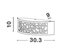 Аплик за външна стена Nova-Luce E27, 12W - 9