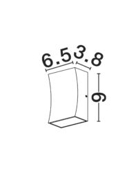 Аплик Nova-Luce LED 3W топла светлина 3000K - 6