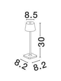 Настолна лампа Nova-Luce LED 15W топла светлина - 11