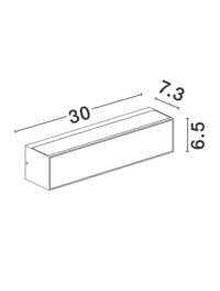 Аплик LED Nova-Luce 18W 3000K за външен монтаж - 9