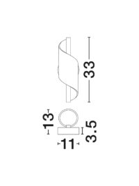 Аплик Nova-Luce LED 9W 3000K - 8