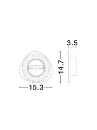Аплик Nova-Luce LED 6W 3000K - 13