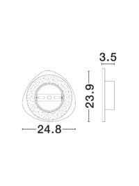 Аплик Nova-Luce LED 12W 3000K - 15