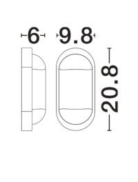 Аплик LED 11W 3000K Nova-Luce - 7