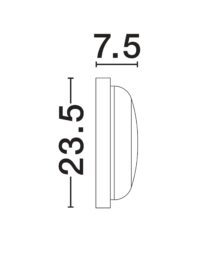 Плафон LED Nova-Luce 19W 3000K външен монтаж - 6