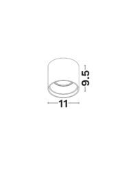 Луничка LED Nova-Luce 16W 3000K за открит монтаж - 6