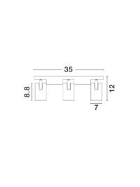 Плафон Nova-Luce GU10 3x10W - 5