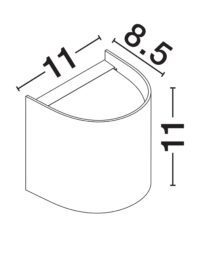 Аплик Nova-Luce GU10 1x10W - 5