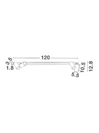 Плафон Nova-Luce GU10 4x10W - 6