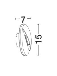 Аплик LED Nova-Luce 9W топла светлина - 7