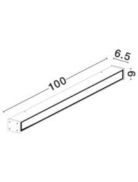 Аплик LED Nova-Luce 3.6W 3000K външен стенен - 6
