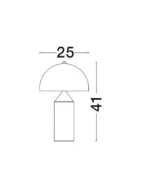 Настолна лампа Nova-Luce E27 12W - 7
