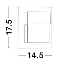 Външен аплик LED Nova-Luce 10W 3000K - 3