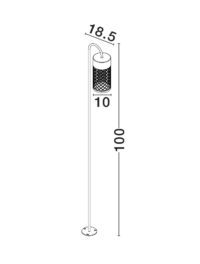 Външна лампа Nova-Luce LED 9W 3000K - 6