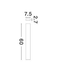 Аплик Nova-Luce LED 20W, топла светлина 3000K - 9
