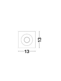 Луничка за вграждане Nova-Luce GU10 10W - 2