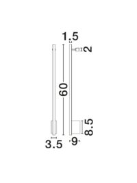 Аплик Nova-Luce LED 10W, топла светлина 3000K - 7