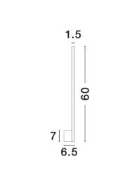 Аплик LED 10W Nova-Luce топла светлина 3000K - 6