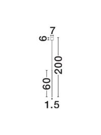 Пендел Nova-Luce LED 5W, топла светлина 3000K - 6