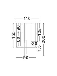 Полилей LED Nova-Luce 1x35W топла светлина 3000K - 9