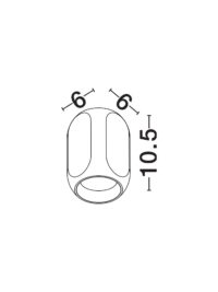 Аплик LED 8W Nova-Luce топла светлина 3000K - 9