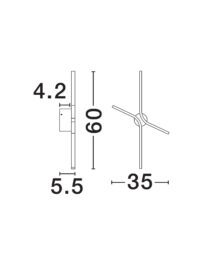 Аплик Nova-Luce LED 16W с димер и регулируем спектър - 7