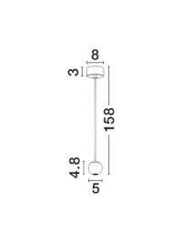 Пендел LED Nova-Luce 4.5W 3000K съвременен - 6