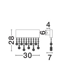 Аплик LED Nova-Luce 15W неутрална светлина - 6