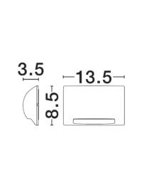 Аплик Nova-Luce LED 5W топла светлина 3000K - 5