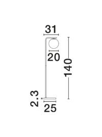 Лампион Nova-Luce с фасунга E27, 1x12W, димируем - 7