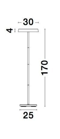 Лампион Nova-Luce LED 18W, топла светлина 3000K - 6