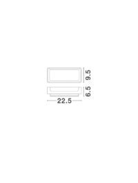 Аплик Nova-Luce LED 12W, топла светлина 3000K - 4