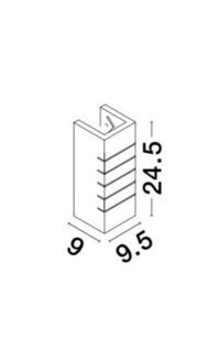 Аплик стенен E14 Nova-Luce 1x5W - 3