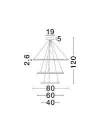 Полилей Nova-Luce LED 10.8W, димеруем, топла светлина - 5