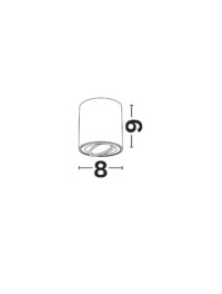 Луна за таван GU10 10W Nova-Luce - 4