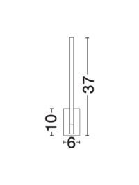 Аплик Nova-Luce LED 4.6W, топла светлина 3000K - 7