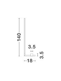 Лампион LED Nova-Luce 17.3W топла светлина 3000K - 6
