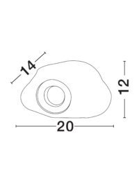 Външна лампа Nova-Luce LED 3W топла светлина - 7