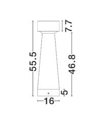 Външна лампа Nova-Luce LED 12W 3000K - 7