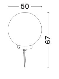 Външна лампа Nova-Luce E27 12W - 7
