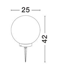Външна лампа Nova-Luce E14 1x5W - 7