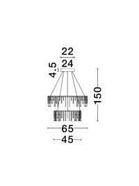 Полилей Nova-Luce LED 41W 3000K - 7