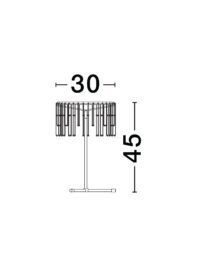 Настолна лампа Nova-Luce LED 16W, топла светлина - 6