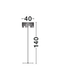 Лампион Nova-Luce LED 1.7W димеруем 3000K - 6