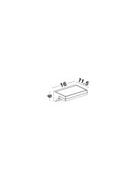 Аплик LED Nova-Luce 15W, топла светлина 3000K - 7